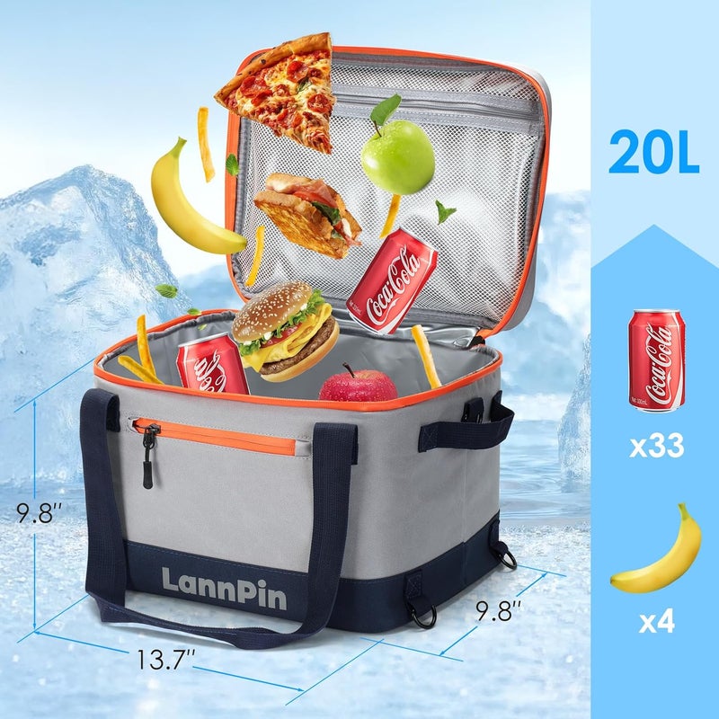 LannPin Paddle Board Cooler Waterproof Large Capacity SUP Deck Coolers, Leakproof Kayak Cooler Accessories Premium Insulated Cooler for Paddleboard Accessories,Drinks | Quality Clips& Bottle Opener Included - Image 3